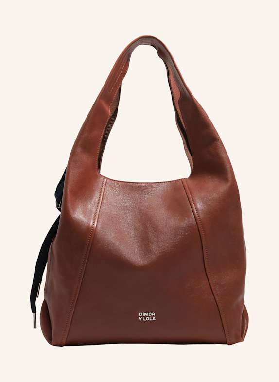 BIMBA Y LOLA Ledertasche SCHWARZ