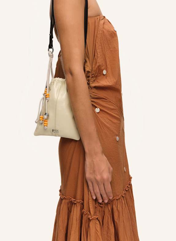 BIMBA Y LOLA Mini-Ledertasche Paper WEISS