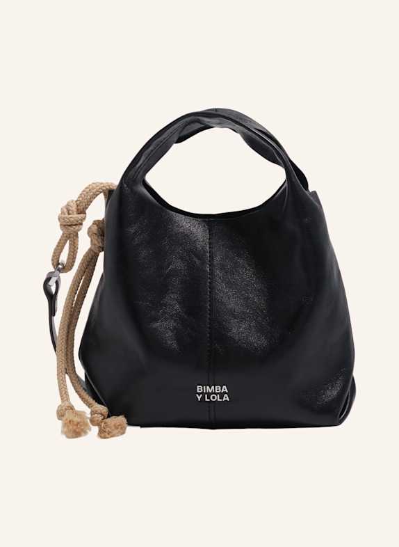BIMBA Y LOLA Mini-Ledertasche SCHWARZ