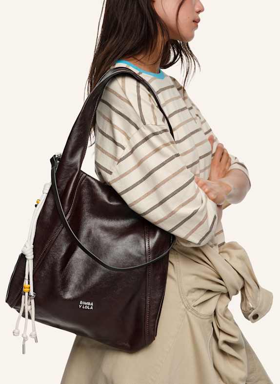 BIMBA Y LOLA Ledertasche BRAUN
