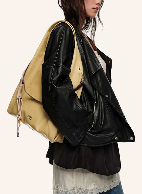 BIMBA Y LOLA Ledertasche KHAKI