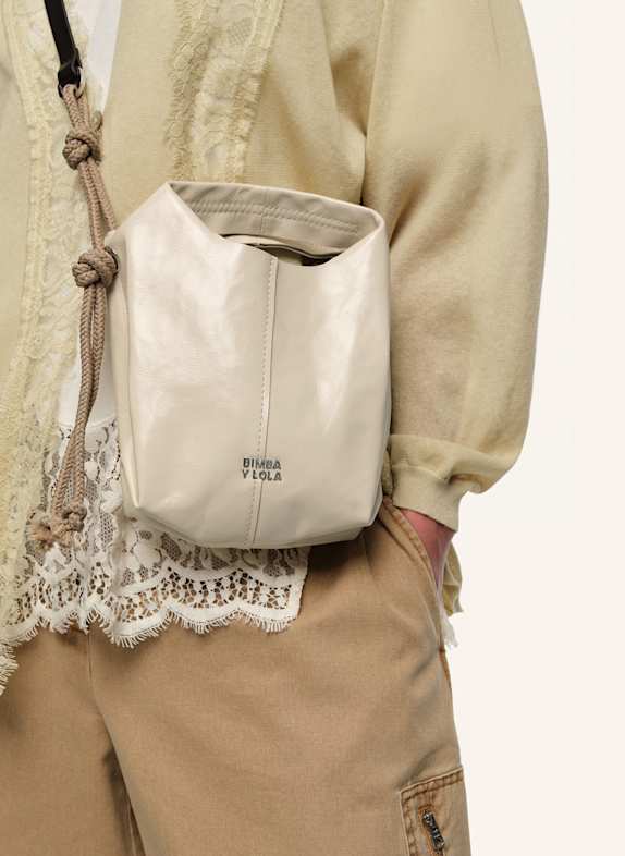 BIMBA Y LOLA Mini-Ledertasche WEISS