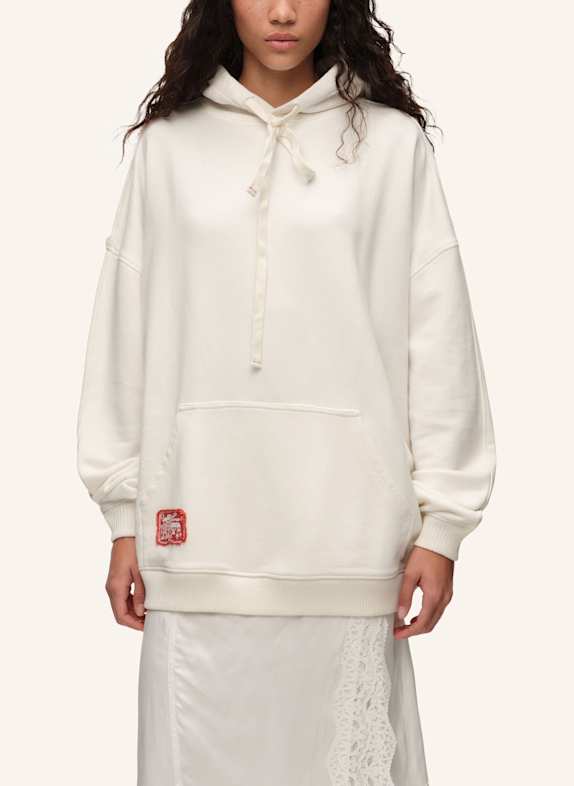 BIMBA Y LOLA Oversize-Hoodie WEISS