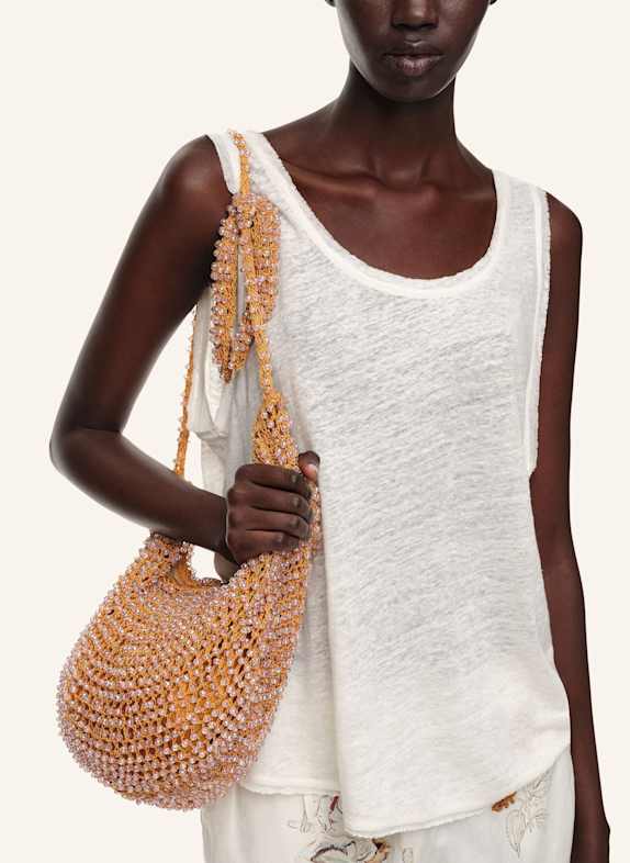 BIMBA Y LOLA Häkel-Schultertasche ORANGE