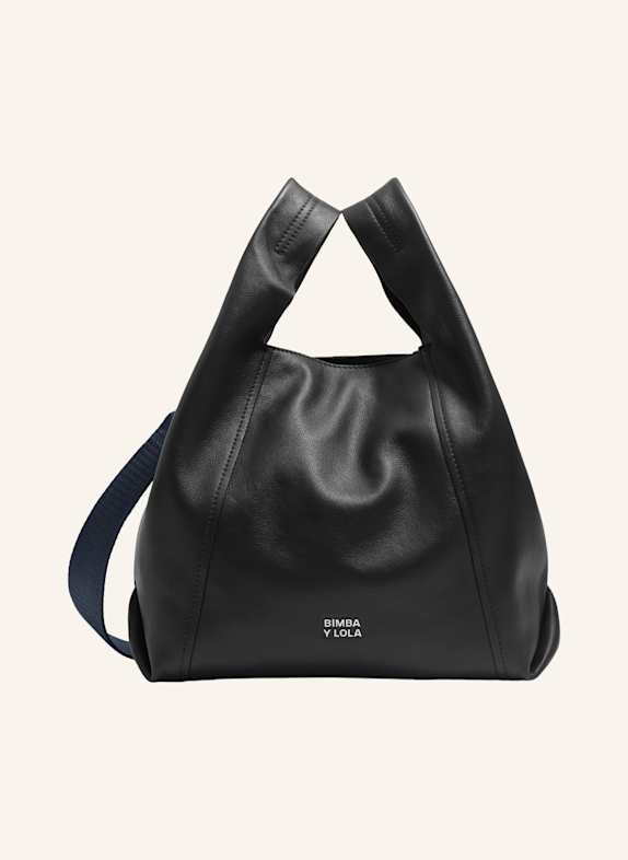 BIMBA Y LOLA Ledertasche SCHWARZ