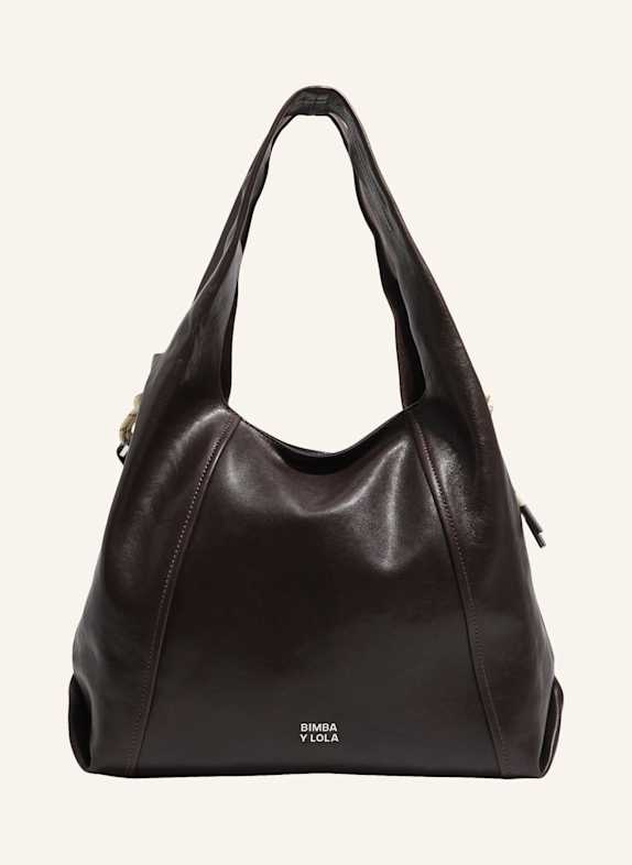 BIMBA Y LOLA Leder-Papiertasche BRAUN