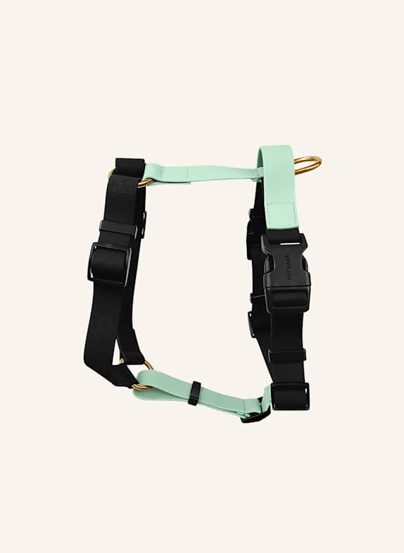 HEY LANA Hundegeschirr OUTDOOR FLEX SCHWARZ/ MINT