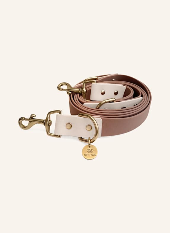 HEY LANA Hundeleine OUTDOOR FLEX CAMEL/ BEIGE