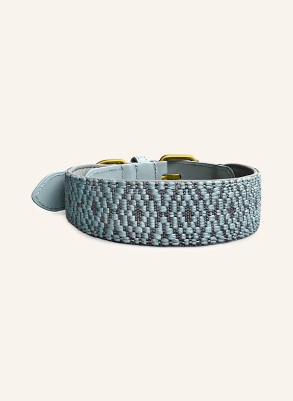 HEY LANA Hundehalsband TRÈS CHIC GRAU/ HELLBLAU