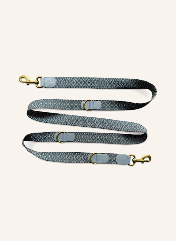 HEY LANA Hundeleine TRÈS CHIC GRAU/ HELLBLAU