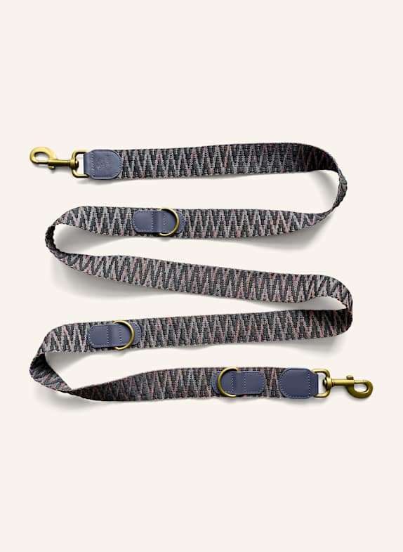 HEY LANA Hundeleine TRÈS CHIC BLAU/ GRAU