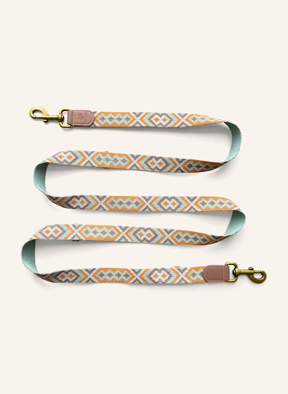 HEY LANA Hundeleine TRÈS CHIC MINT/ ORANGE