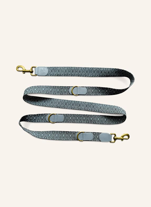 HEY LANA Hundeleine TRÈS CHIC GRAU/ HELLBLAU