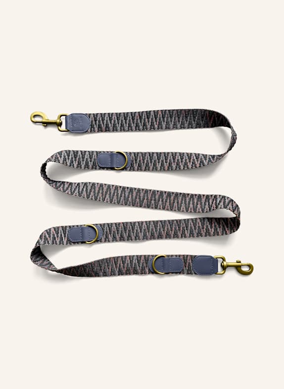 HEY LANA Hundeleine TRÈS CHIC BLAU/ GRAU