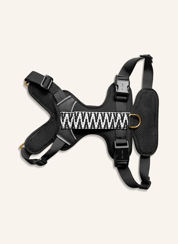 HEY LANA Hundegeschirr TRÈS CHIC SCHWARZ/ WEISS