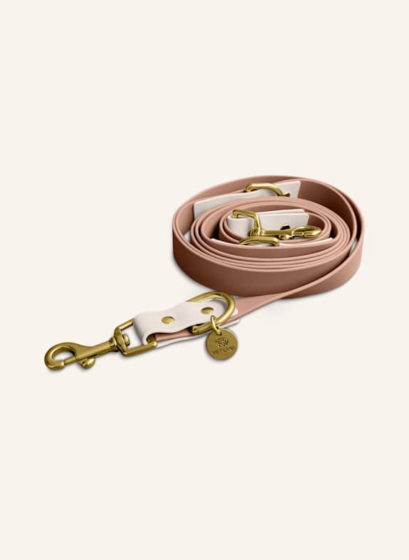 HEY LANA Hundeleine OUTDOOR FLEX CAMEL/ BEIGE