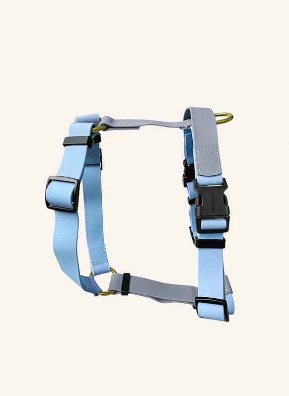 HEY LANA Hundegeschirr OUTDOOR FLEX TAUPE/ HELLBLAU