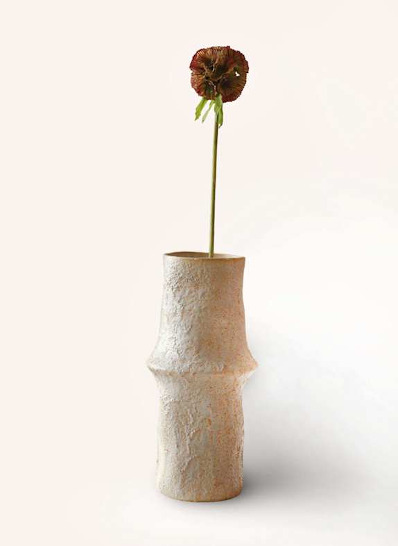 Botané Kunstblume SCABIOSA SEED POD FLOWER LILA