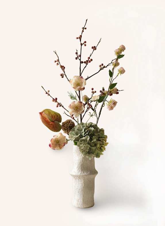 Botané Künstlicher Blumenstrauß BLUSH GROVE ROSA