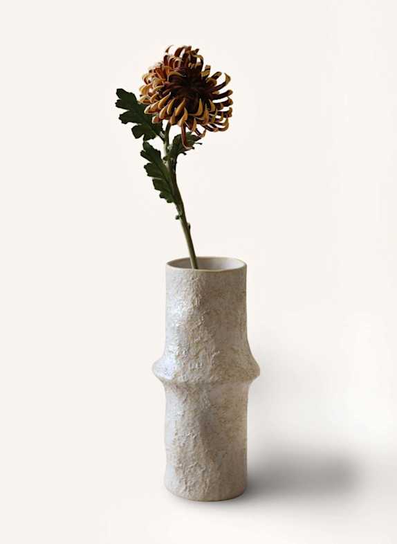 Botané Kunstblume SEMI CACTUS DAHLIA FLOWER BRAUN