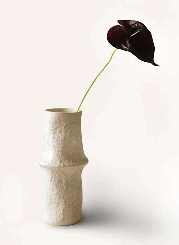 Botané Kunstblume SMALL ANTHURIUM FLOWER SCHWARZ