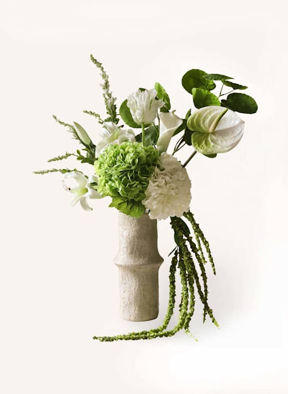 Botané Künstlicher Blumenstrauß GREENIE WEISS