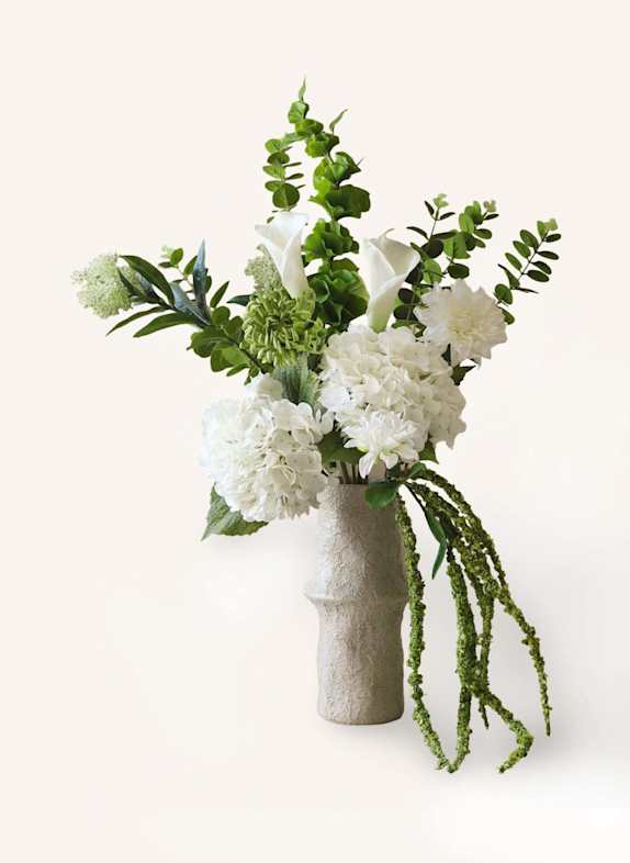 Botané Künstlicher Blumenstrauß COOL GRASS WEISS