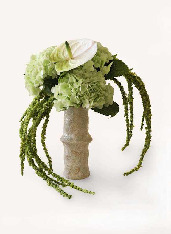 Botané Künstlicher Blumenstrauß DEWDROP SYMPHONY GRÜN