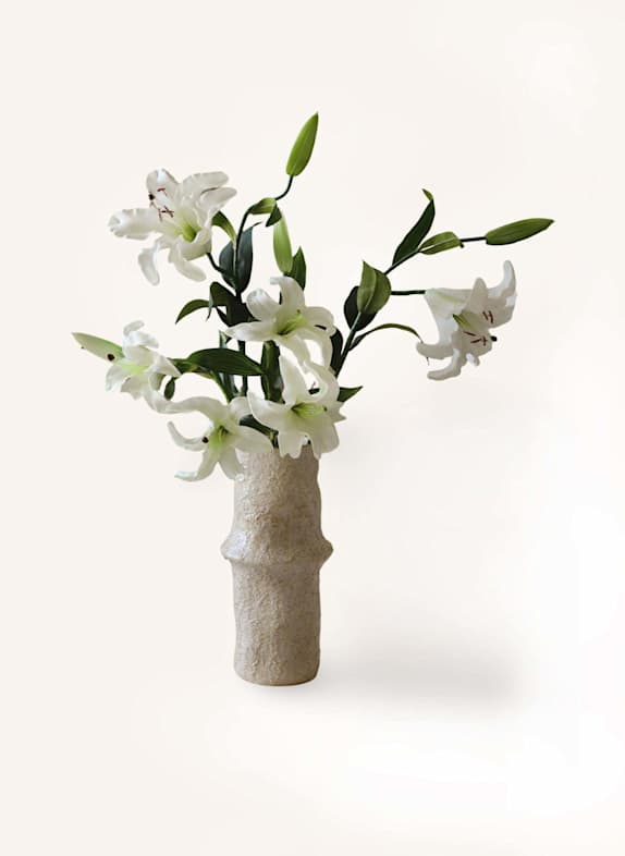 Botané Künstlicher Blumenstrauß ELEGANT LILIES BOUQUET WEISS
