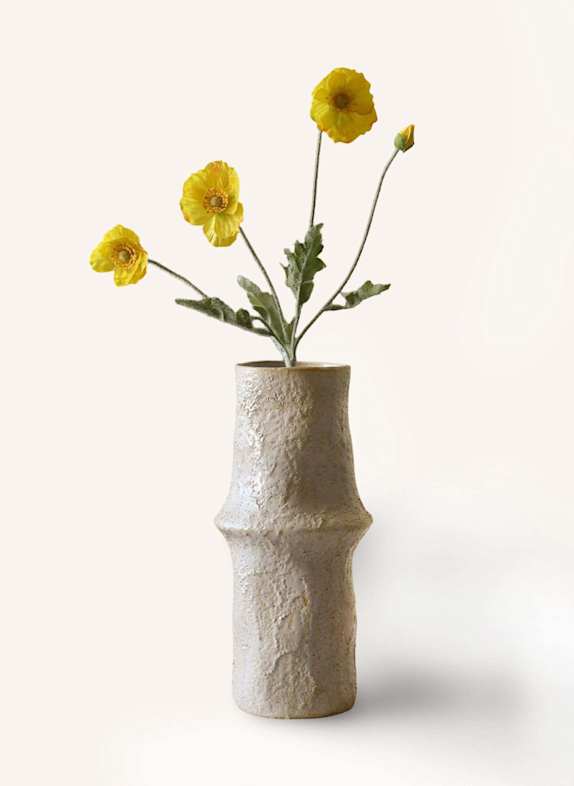 Botané Kunstblume POPPY FLOWER GELB