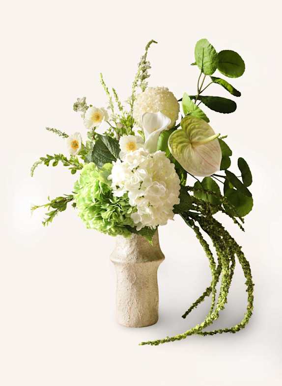 Botané Künstlicher Blumenstrauß SAGELESS GREEN WEISS