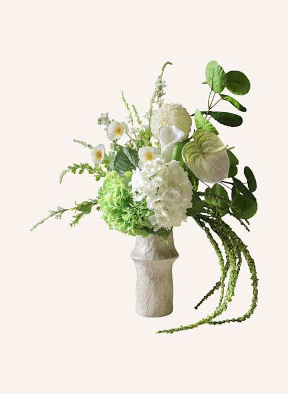 Botané SAGELESS GREEN Artificial Flower Bouquet WHITE