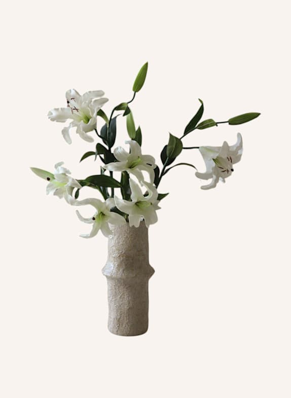 Botané Artificial Flower Bouquet: ELEGANT LILIES BOUQUET WHITE