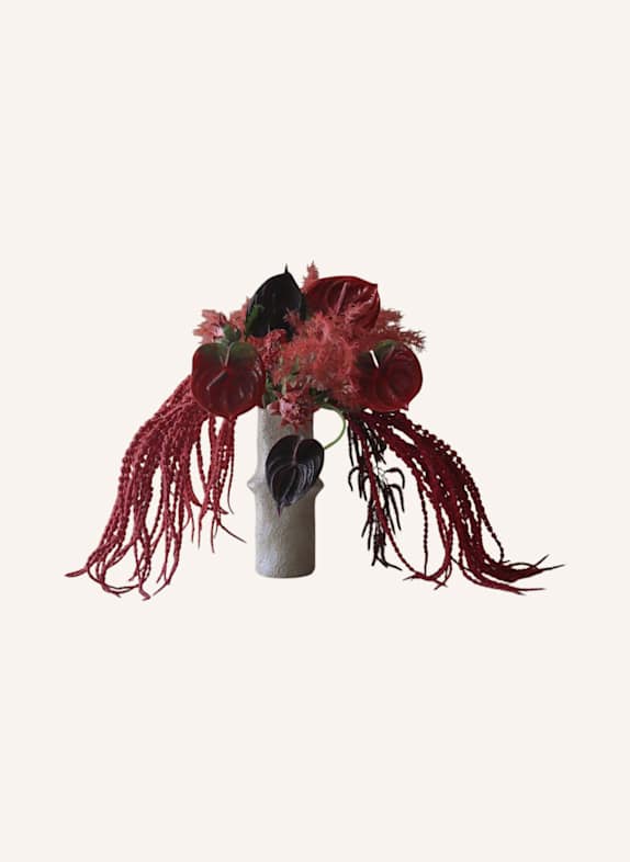 Botané HEARTBEAT Artificial Flower Bouquet DARK RED