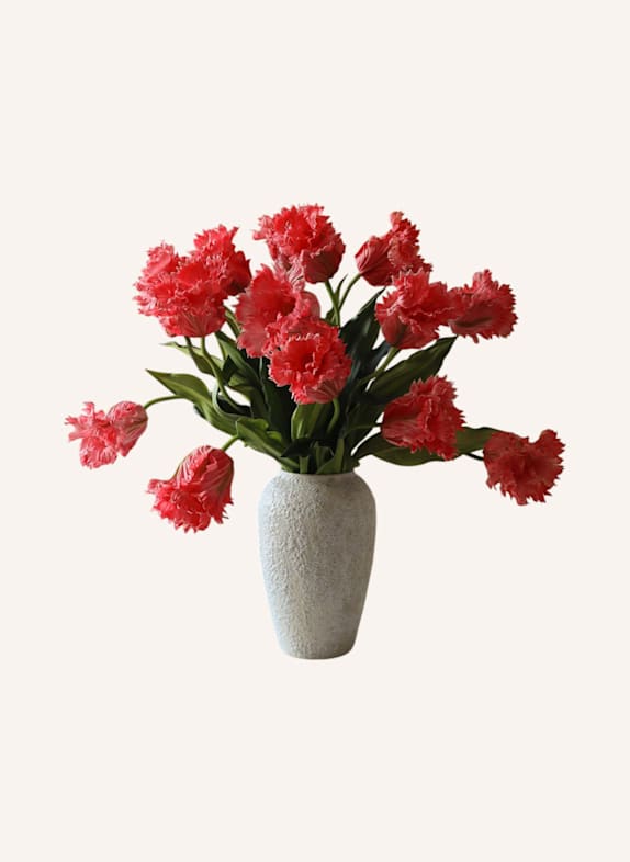 Botané Artificial Flower Bouquet: PARROT TULIPS BOUQUET RED