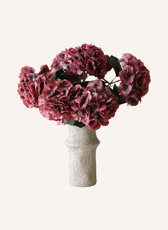 Botané Kunstbloemenboeket HYDRANGEA BOUQUET ROOD