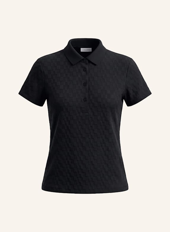 J.LINDEBERG Performance‑Polo‑Top SCHWARZ