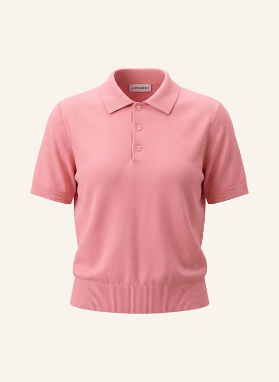 J.LINDEBERG Strick‑Polo PINK