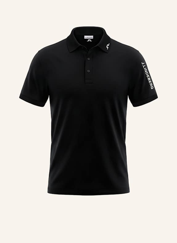 J.LINDEBERG Performance‑Polo‑Top SCHWARZ