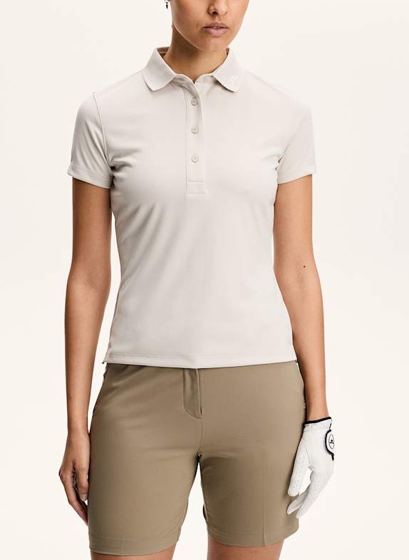 J.LINDEBERG Funktions-Poloshirt BEIGE