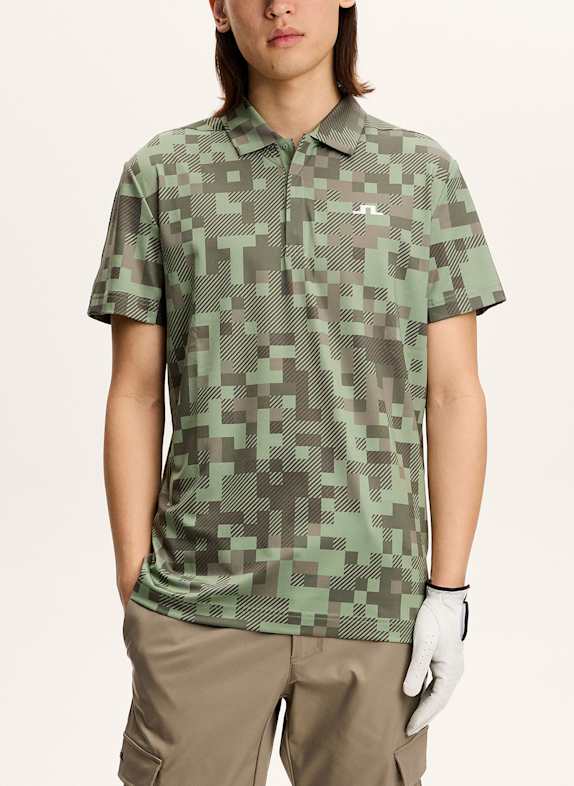 J.LINDEBERG Performance‑Polo‑Top GRÜN