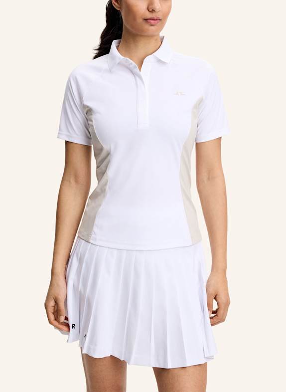 J.LINDEBERG Performance‑Polo‑Top WEISS