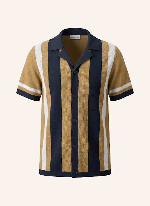 J.LINDEBERG Strick‑Polo CAMEL