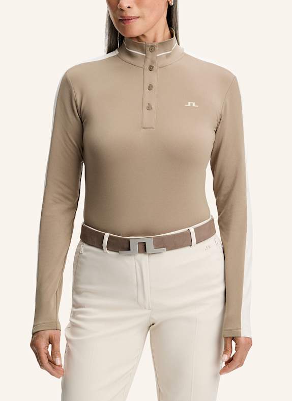 J.LINDEBERG Funktions-Poloshirt BEIGE