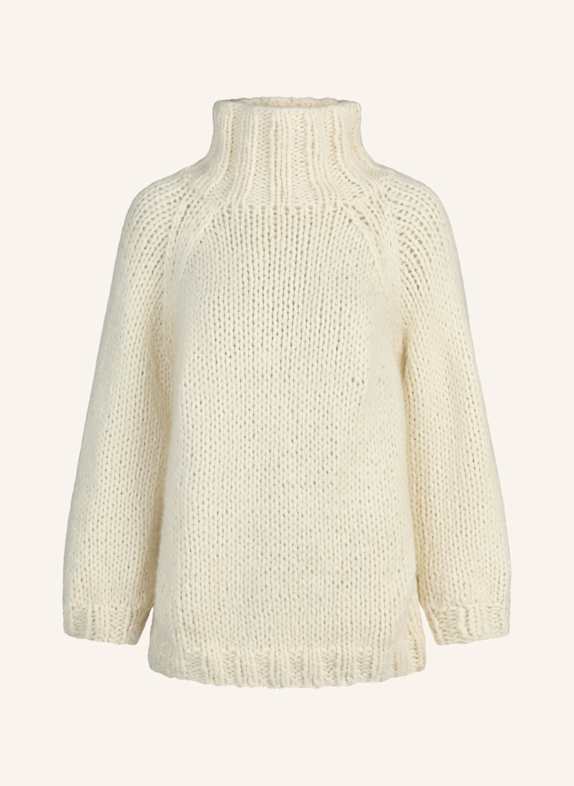 DOUIE Rollkragenpullover ESTELLE aus Cashmere WEISS