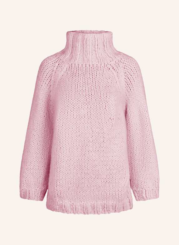 DOUIE Rollkragenpullover ESTELLE aus Cashmere ROSA