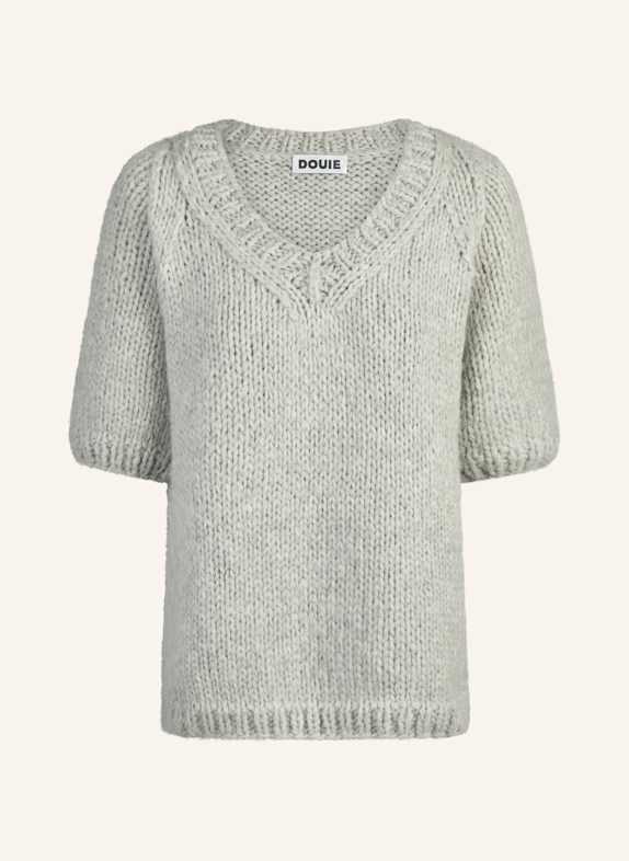 DOUIE Pullover DARIA aus Cashmere GRAU/ HELLGRAU