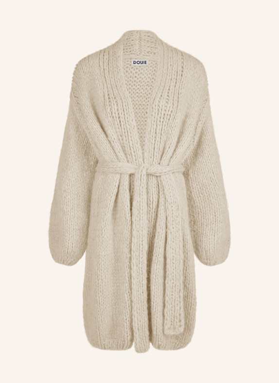 DOUIE Strickmantel MARGHERITE aus Cashmere HELLBRAUN/ BEIGE