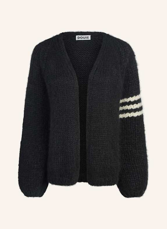 DOUIE Strickjacke LYKKE aus Cashmere SCHWARZ