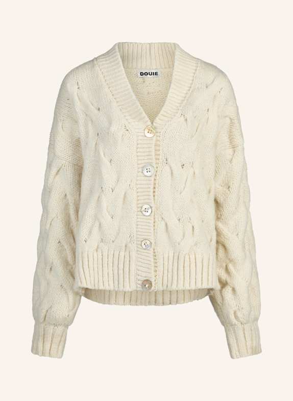 DOUIE Strickjacke NOLA aus Cashmere WEISS